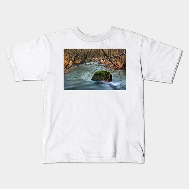 Vouraikos river - Achaia Kids T-Shirt by Cretense72
